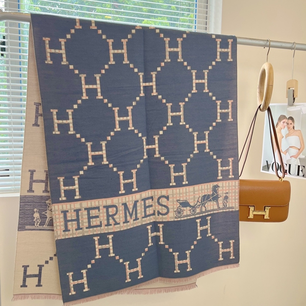 ブランドマフラー素材ディテール